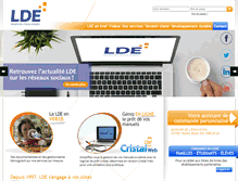 Tablet Screenshot of lde.fr